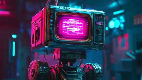 80s Cyberpunk Robot