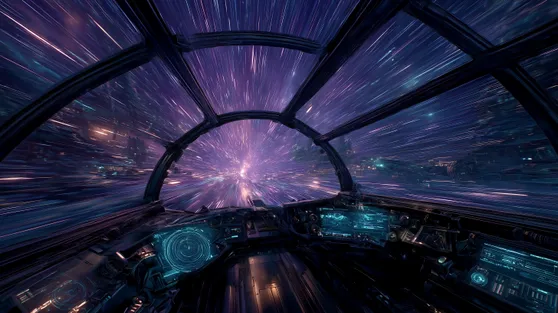 Spaceship in Lightspeed