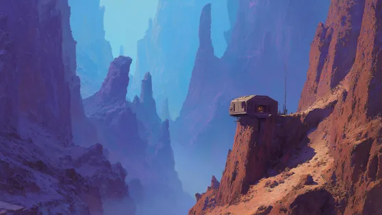 Solitary Futuristic Dwelling