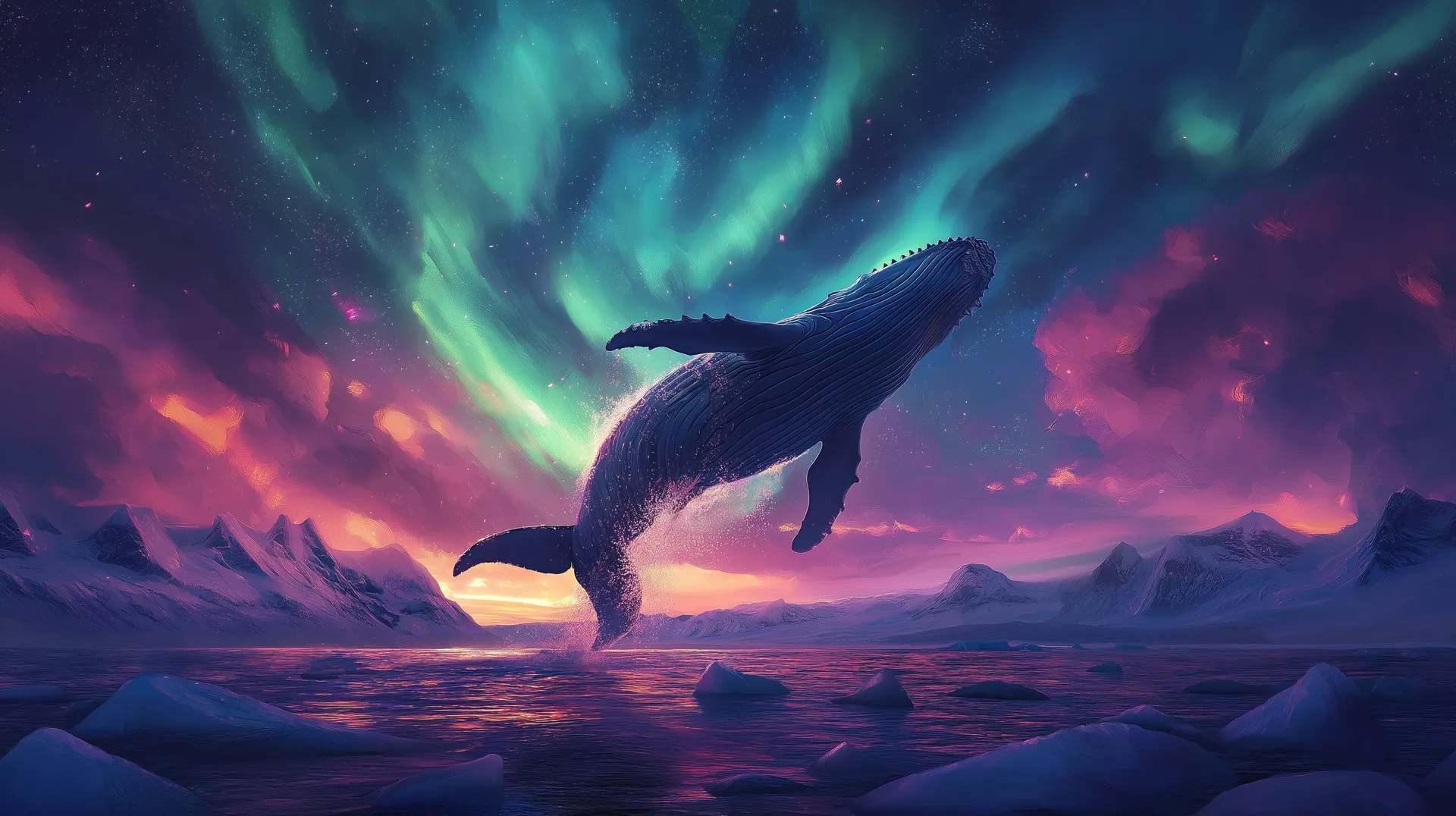 Arctic Humpback Whale Galaxy