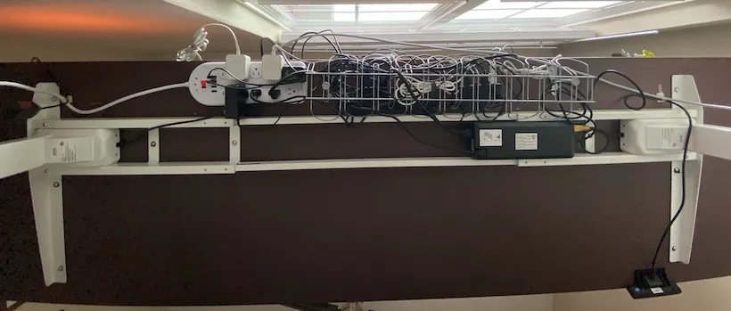 Cable management example