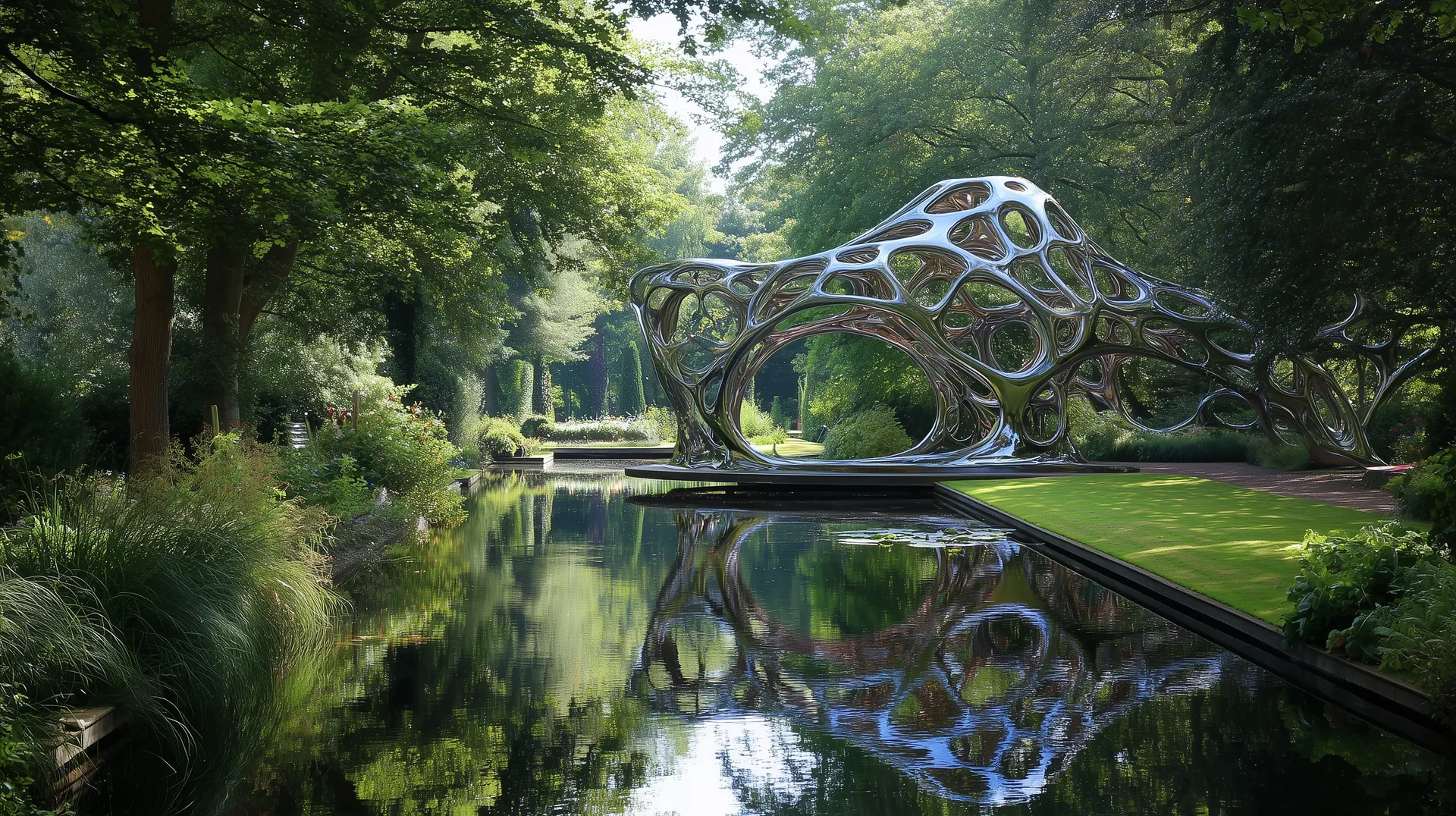 Garden of Giant Organic Sculptures