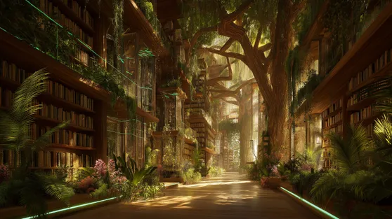 Solarpunk Library