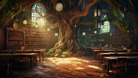 Tree in Classroom
